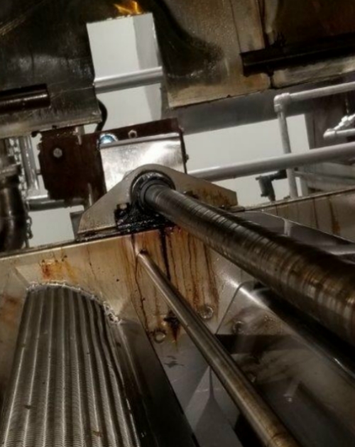 GRAPHALLOY bearings in a fryer application