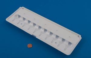 thermoformed plastic tray